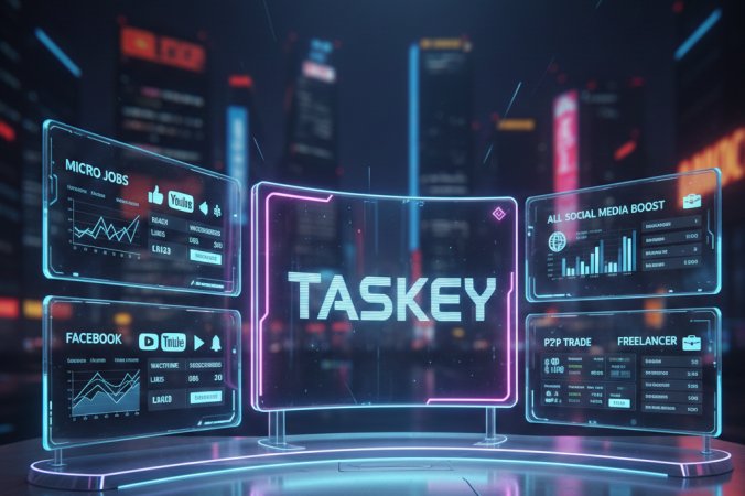 TASKEY: The Digital Dashboard for Success in Micro Jobs, Social Media Growth, and Trading TASKEY Pro